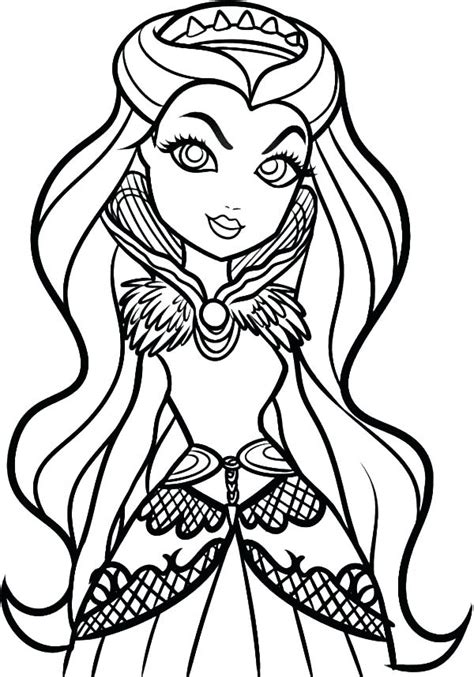 queen  coloring coloring pages