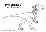 Carnivore Dinosaure sketch template