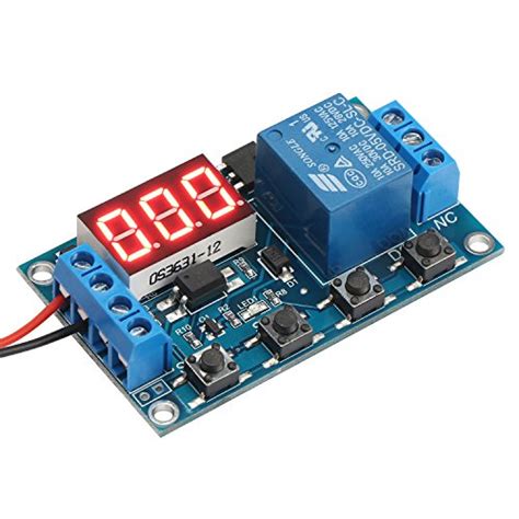 drok  digital led display  onoff time delay relay module  volt timer relay switch