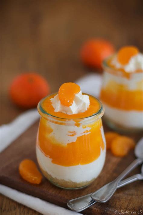 schnelles mandarinen dessert im glas