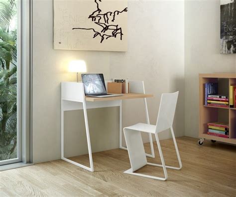 petit bureau scandinave design cm bois metal temahome