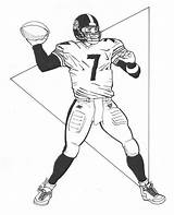 Coloring Pages Nfl Steelers Ravens Football Baltimore Players Uniform Player Pittsburgh Drawing Printable Steeler Color Drawings Getdrawings Colorings Logo Clip sketch template