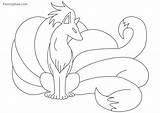 Vulpix Coloring Pokemon Pages Ninetales Printable Getcolorings Getdrawings Colorings Kids Color sketch template