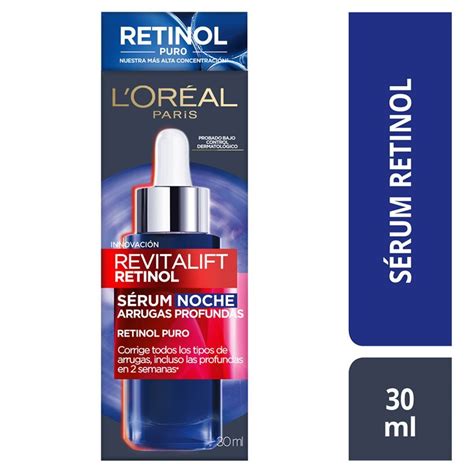 loreal serum noche retinol revitalift  ml productos salcobrand
