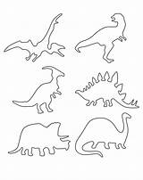 Dinosaur Stencils Printable Crafts Templates Template Stencil Dinosaurs Printables Kids Outline Dino Print Patterns Party Multiple Pattern Birthday Toys Toy sketch template