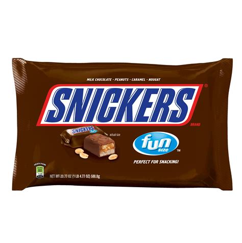 snickers fun size oz