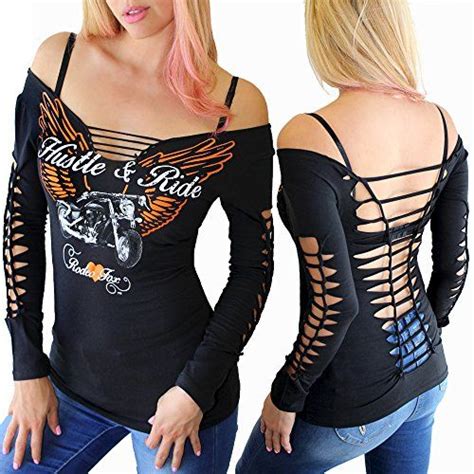 pin on biker girl fashion tops