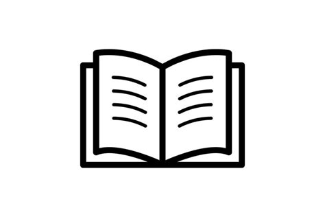 book icon symbol isolated