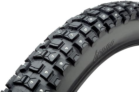 benno bikes studded   snow tire providence bicycle