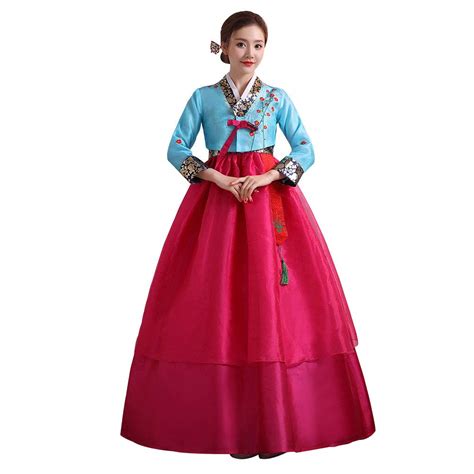 buy janjunsi korean traditional classic hanbok dress long sleeve