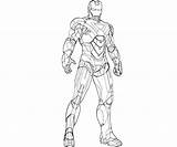 Ironman Popular sketch template