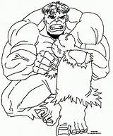 Coloring Pages Hulk Marvel Avengers Print sketch template