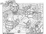 Clash Royale Coloring Pages Drawing Fan Bomb Goal Big Getdrawings Comments sketch template