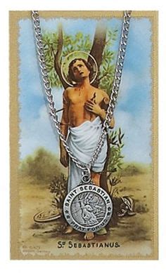 st sebastian prayer card set  imagenes figuras religiosas arte religioso