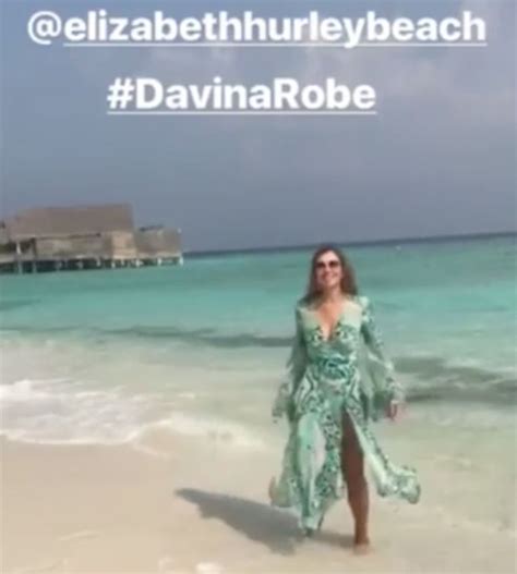 Liz Hurley Instagram Actress Bikini Video Sparks Meltdown Online