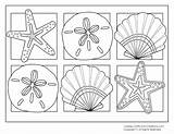 Coloring Pages Summer Shell Quill Printable Summertime Sea Oyster Themed Medal Getcolorings Getdrawings Color Colorings Print Medals sketch template