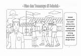 Mewarnai Bendera Upacara Belajar Piksel Teman sketch template