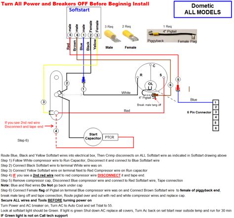 dometic ac control box wiring diagram