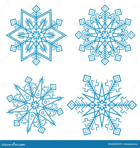 blue snowflakes vector stock vector illustration  blizzard