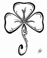 Shamrock Clover Nox Drawing Drawings Coloring Shamrocks Pages Irish Clipart Color Tattoos Tattoo Celtic St Patrick Deviantart Imagixs Cool Kids sketch template
