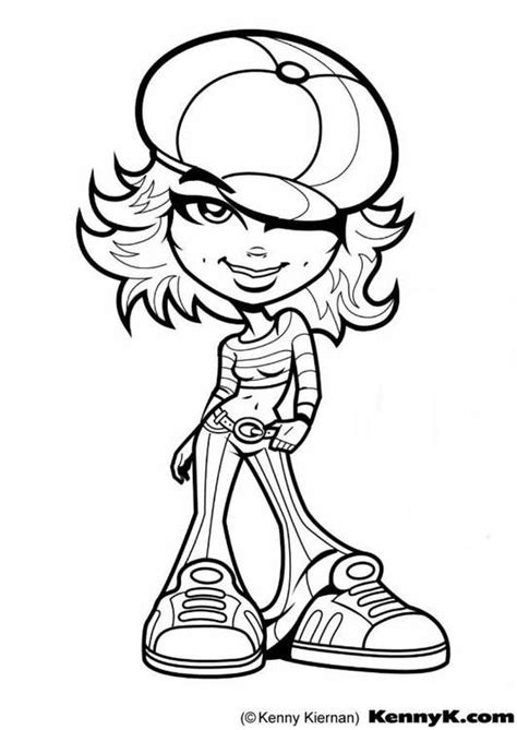 girl printable adult coloring pages adult coloring book pages cartoon
