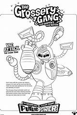 Pages Coloring Awesome Getcolorings Grossery Gang Wanted sketch template