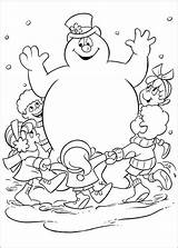 Frosty Snowman Coloring Pages Printable Kids Christmas Sheets Book Abominable Print Fun Adults Bestcoloringpagesforkids Cartoon Children Snowmen Fargelegging Barn Coloriage sketch template