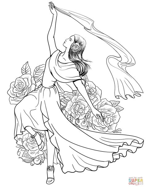 flamenco drawing  getdrawings