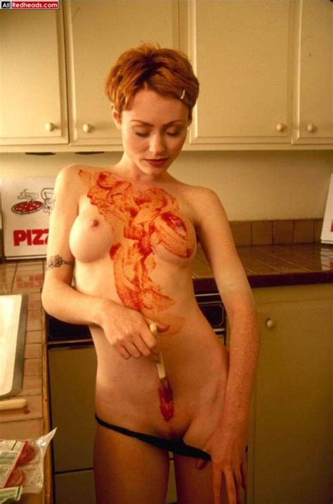 Hot Redhead Real Redhead Covered In Tomato Xxx Dessert Picture 7