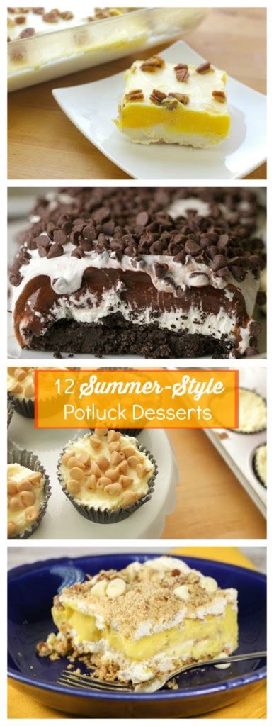 12 summer style potluck desserts easy cookbooks giveaway recipechatter