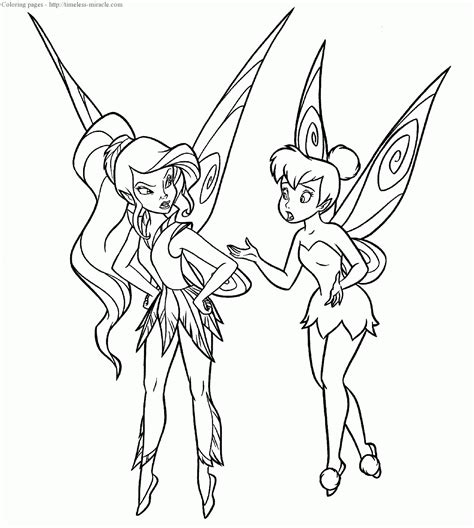 disney fairy coloring page timeless miraclecom