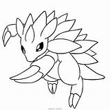 Pokemon Sandslash Generazione Stampare sketch template