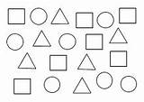 Formen Geometrische Lernen Ausmalbilder Vorschule Ausmalbild Vorlage Malvorlage Dreiecke Kreise Muster Arbeitsblatt Quadrate sketch template