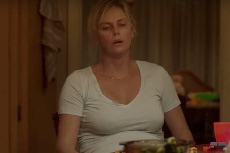 charlize theron portrays exhausted bisexual mom in
