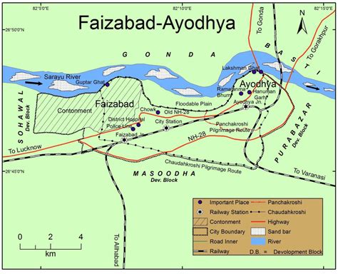 location map  ayodhya   kumar  singh   p