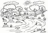 Paisajes Dibujar Naturales Paisaje Ambiente Limpio Reino Vegetal Sucio Imagui Medio Imagenesdepaisajes Ecosistema Naturaleza Facil Sobre Bosque Chidas sketch template