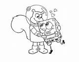 Spongebob Esponja Arenita Squirrel Mewarnai Mejillas Tudodesenhos Pintarcolorear Estés Buscando Animados Popular Coloringhome sketch template