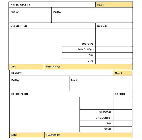sample hotel invoice template invoice template invoice template word