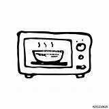 Microwave Oven Drawing Clipartmag sketch template