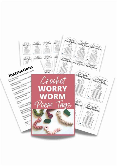 worry worm poem  printable printable word searches