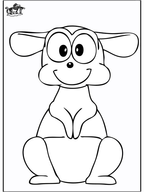 baby kangaroo coloring pages coloring home