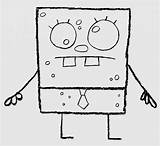 Doodlebob Spongebob Squarepants Nickelodeon sketch template