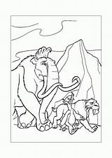 Ice Age Manny Popular Sid Coloring sketch template