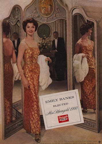 Emily Banks Elected Miss Rheingold 1960 Emily Banks Print Ads Emily
