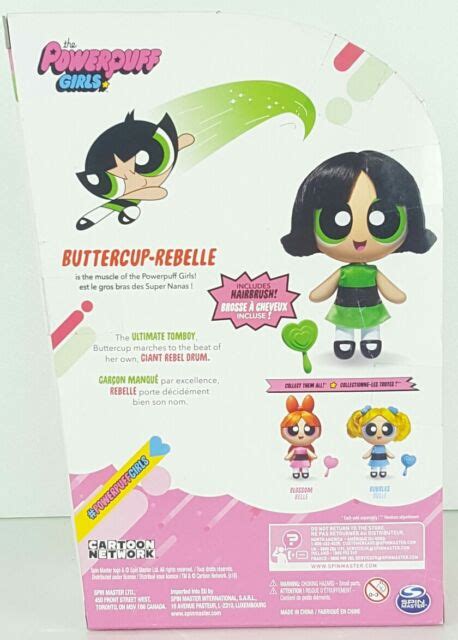 the powerpuff girls 6 inch deluxe doll buttercup in hand spin master