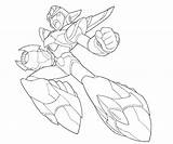 Megaman Proto sketch template
