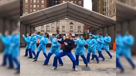 dancing philly nurses level up video goes viral garners heartfelt