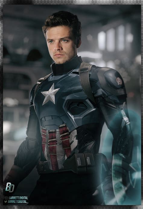 Marvel Fan Art Imagines Bucky Barnes As The Next Captain