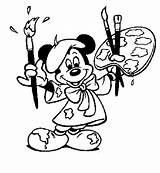 Coloring Mickey Mouse Head Pages Popular sketch template