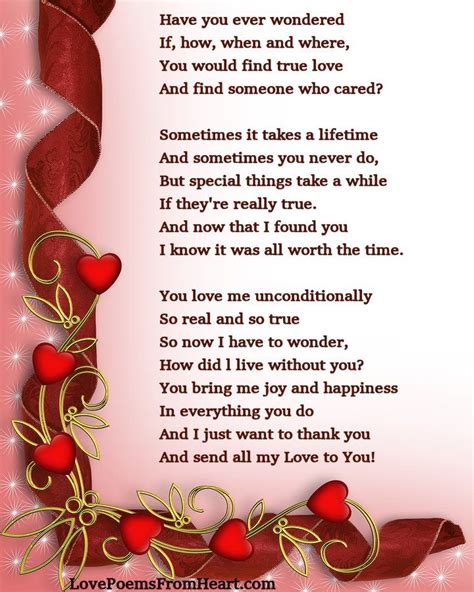 Beautiful Poem About True Love Straight From The Heart True Love
